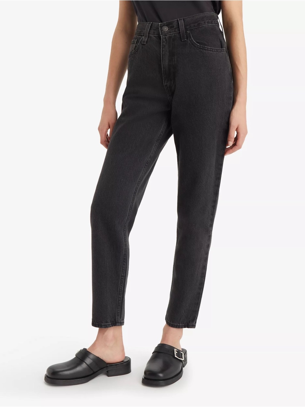 LEVIS NWT 80s MOM JEAN 31 x 30 BLACK - Picture 2 of 8